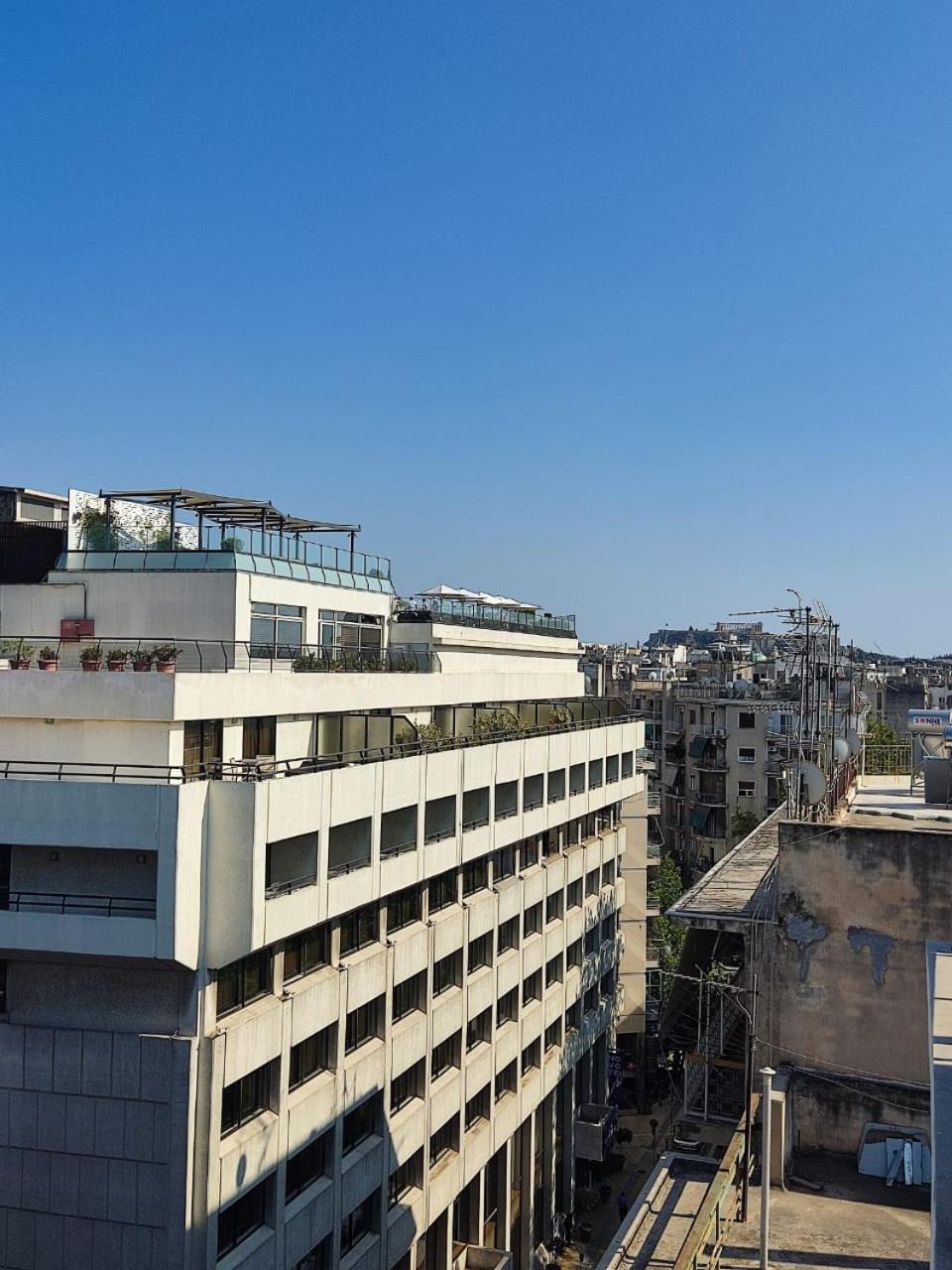 Voda Luxury Residence #102 - Acropolis View Rooftop アテネ エクステリア 写真