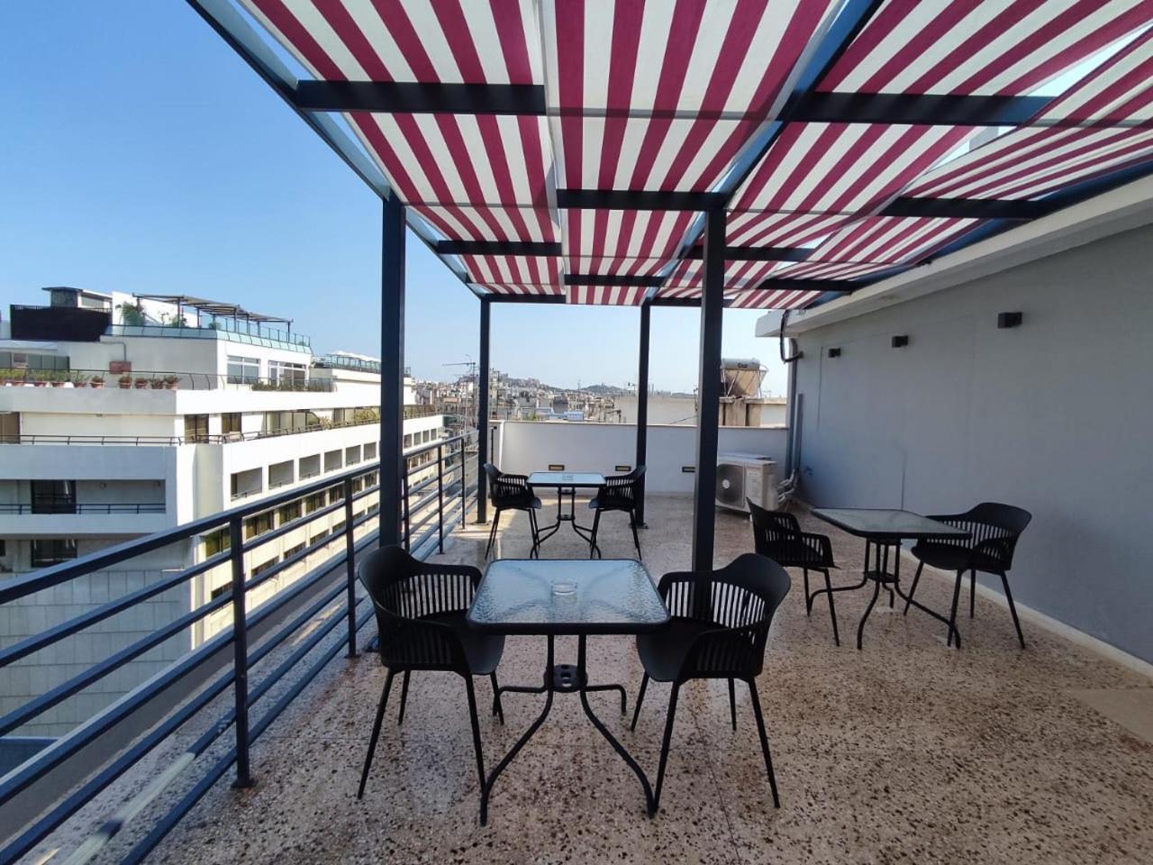Voda Luxury Residence #102 - Acropolis View Rooftop アテネ エクステリア 写真